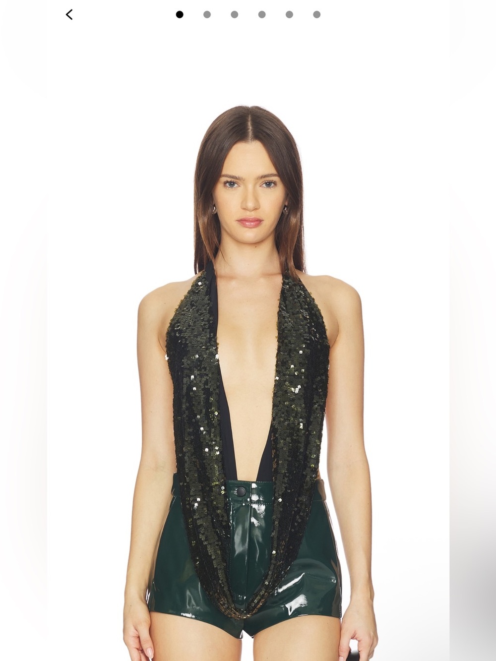 Cult Naked Edge Top in Viper Green